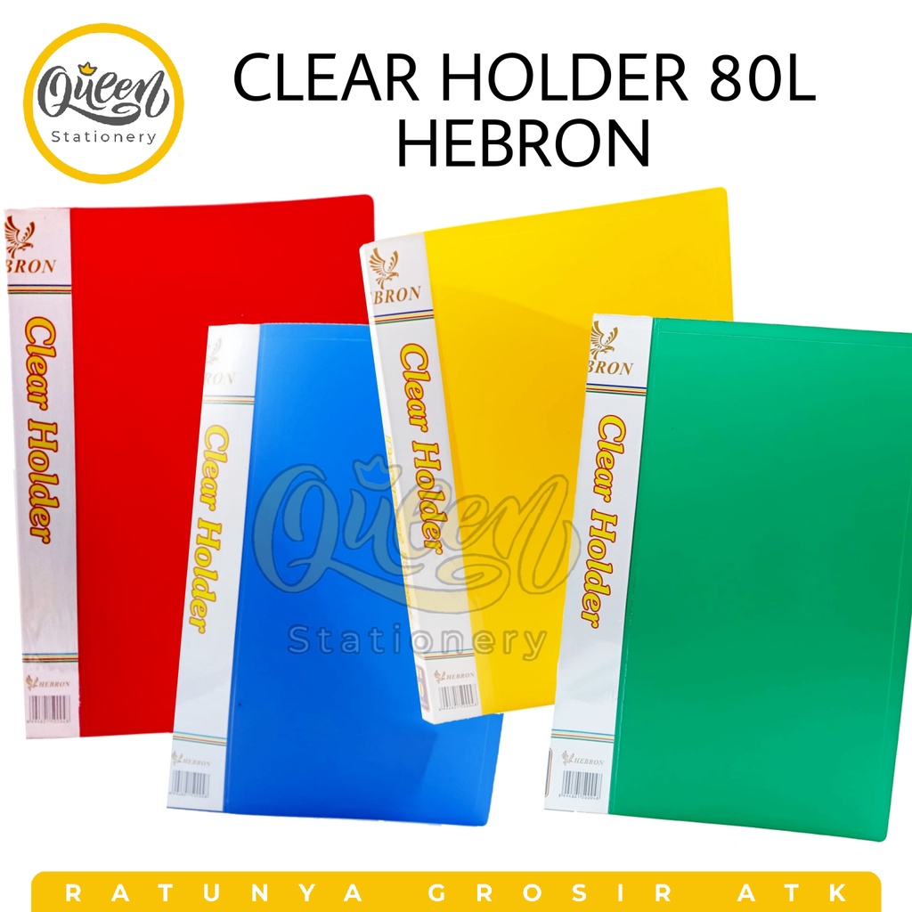 

CLEAR HOLDER 80L (80 LEMBAR) HEBRON / TEMBAT DOKUMEN / TEMPAT PENYIMPANAN DOKUMEN