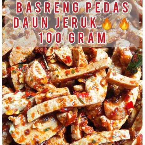 

(COD) BEST SELLER BASRENG PEDAS DAUN JERUK 100 GRAM