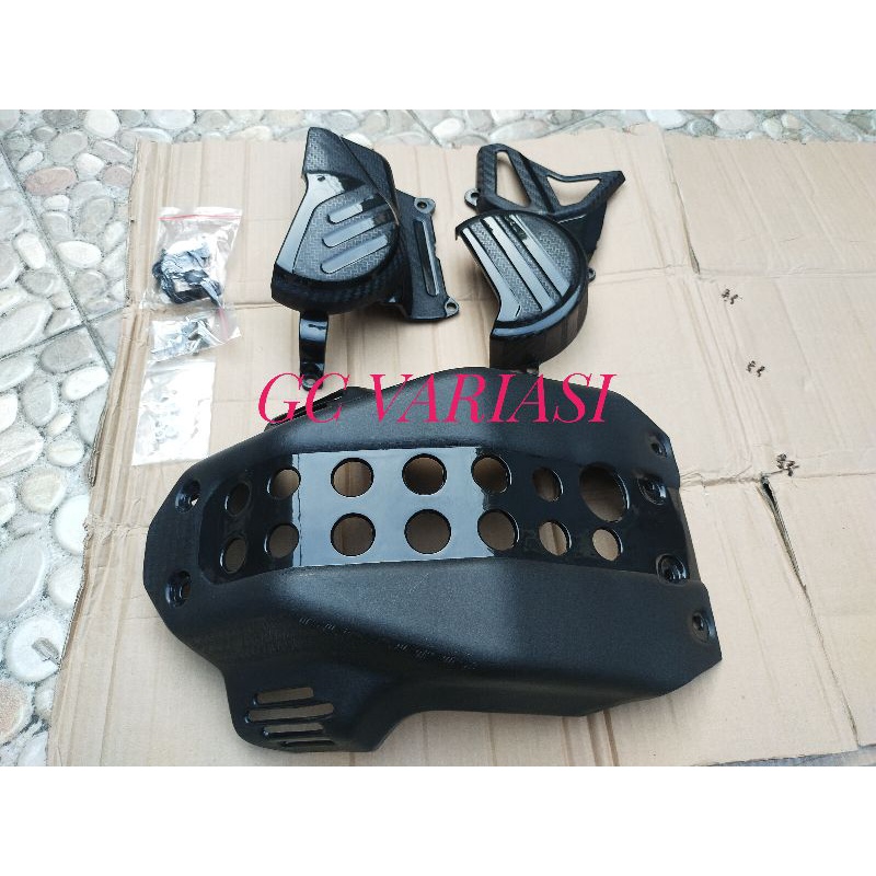 COVER TUTUP MESIN MOTOR HONDA CRF 150 L/COVER PENUTUP MESIN MOTOR HONDA CRF 150 L/COVER PELINDUNG ME