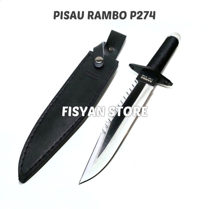Pisau Rambo P274 | Pisau Survival Rambo P274 Terbaru