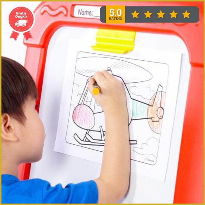 

Crayola Creative Fun Double Easel Papan Tulis Anak Magnetik Exclusive