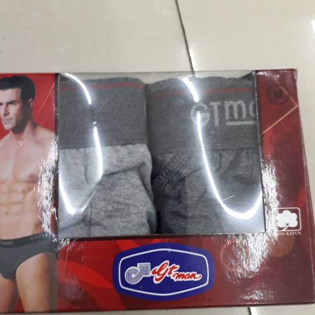 (ISI 2) GT MAN CELANA DALAM PRIA DEWASA UKURAN M/L