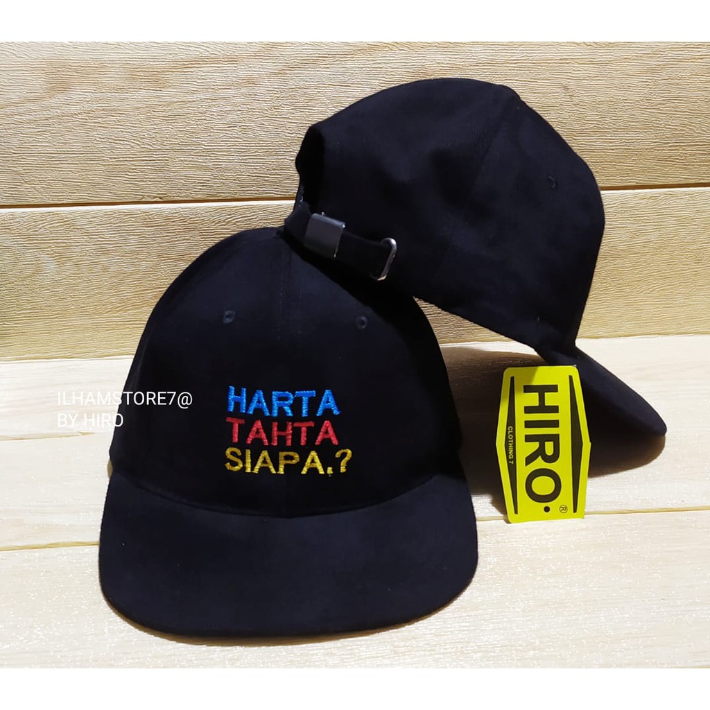 [COD]Topi Snapback Bordir HARTA TAHTA New Model/Topi Original New Model/Topi Keren