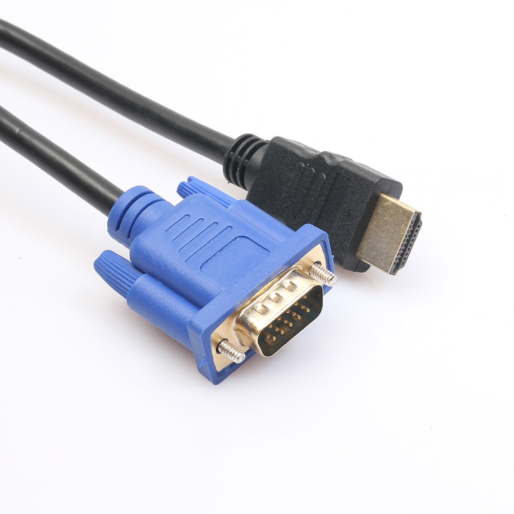 MOJITO HDMI Gold Male To VGA HD Male 15Pin Adapter 1080P Converter Cable 6FT