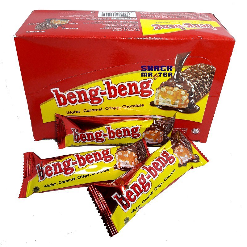 Beng Beng Wafer Caramel Coklat Isi 20 Pcs | Shopee Indonesia