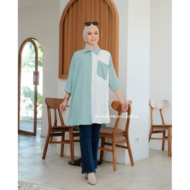 TUNIK SANSA / TUNIK CRINCLE SARAEZA