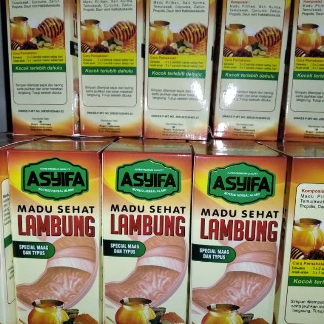 

Madu sehat Lambung Asyifa Special Maag dan typus