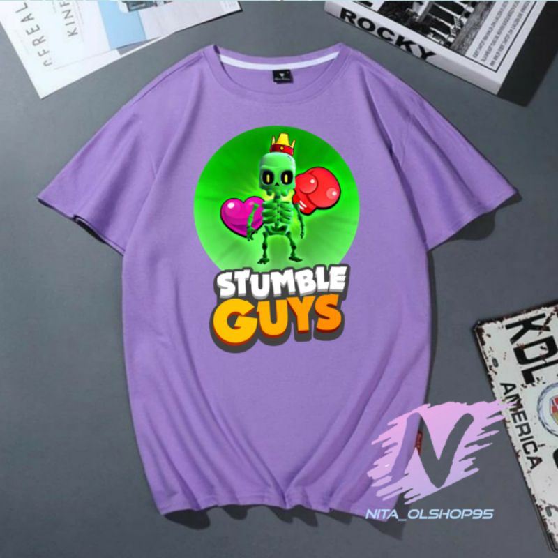 kaos STUMBLE GUYS baju kaos anak skin stumble guys