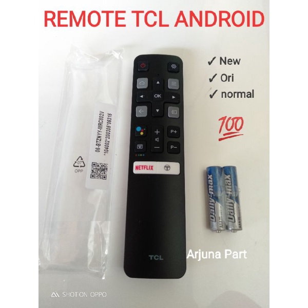REMOT TV TCL ANDROID 32A5 / REMOTE TV TCL ANDROID