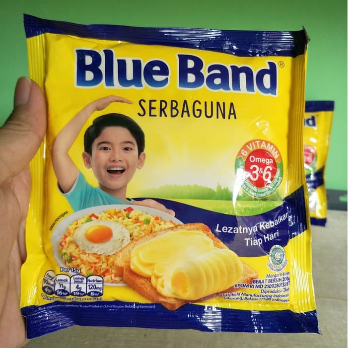 

Mentega Blueband Margarine Margarin BLUE BAND Sachet 200 Gram