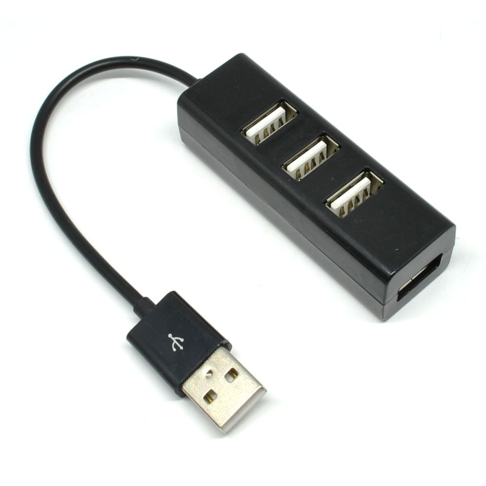 Portable USB Hub 4 Port - HB3004 - Black