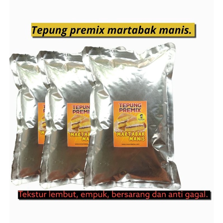 

TEPUNG MARTABAK PREMIX BANGKA BERTEKSTUR LEMBUT, EMPUK, DAN BERSARANG.