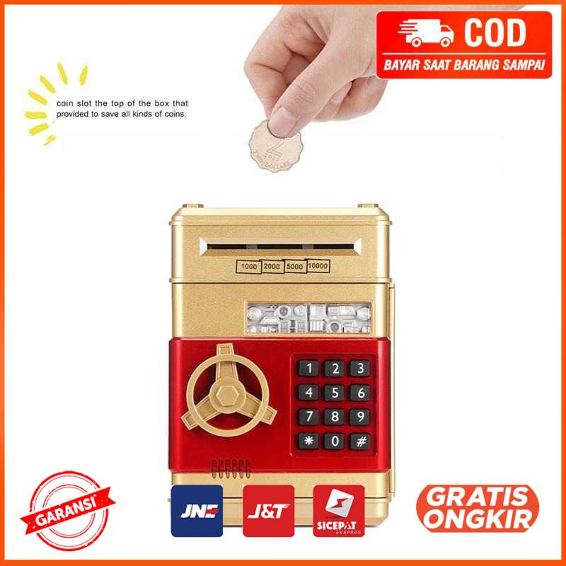 Celengan Anak Electronic Bank Safe Box Money Model Brankas T