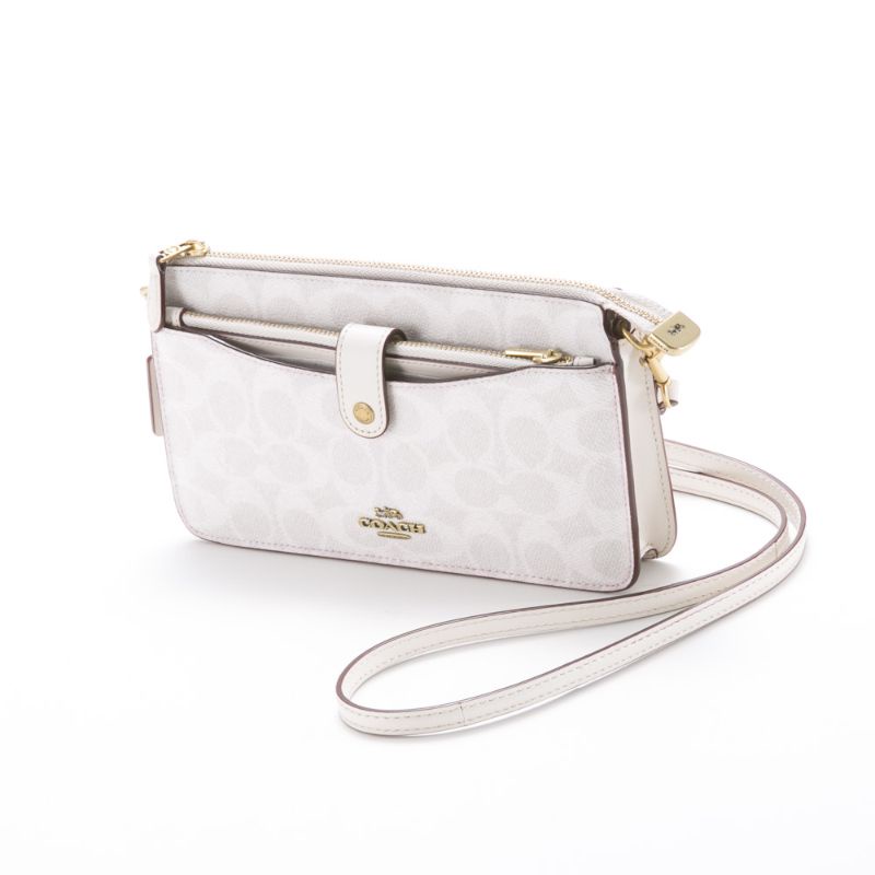 Noa Pop-Up Messenger In Colorblock Signature Canvas(Coach 37458)