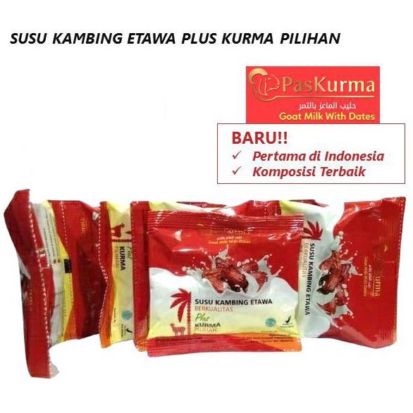 

PasKurma Susu Kambing Etawa Plus Kurma Pilihan - Sachetan