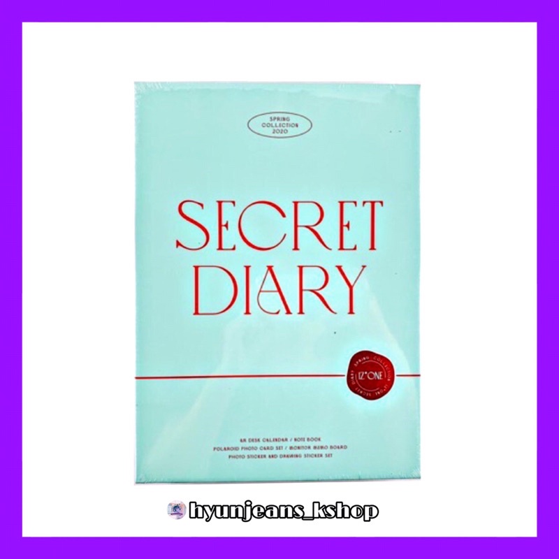 

[READY STOCK] IZONE / IZ*ONE Calendar Package - SECRET DIARY : SPRING COLLECTION 2020 MD Merchandise