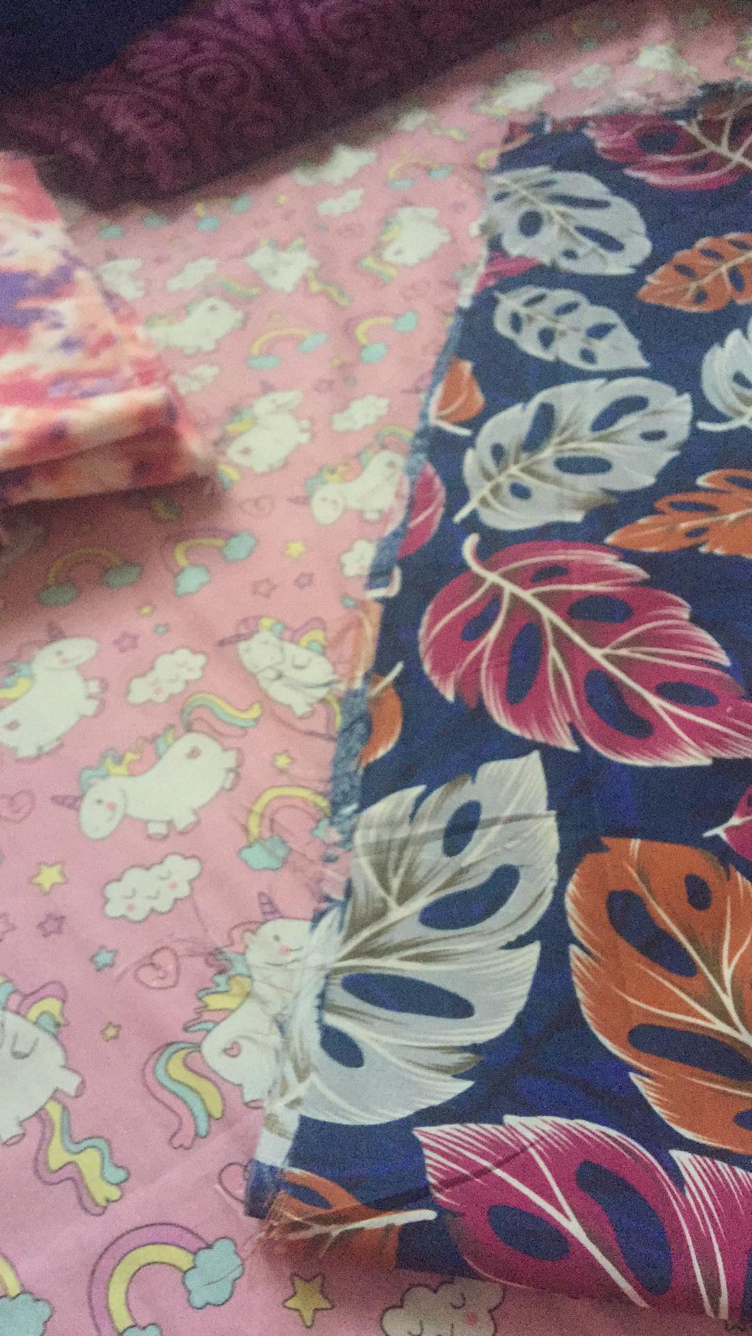 Bahan Kain Sprei Katun Micro Microtex Meteran Motif Janda Bolong