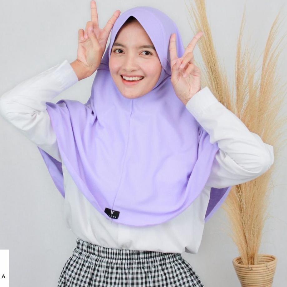 Tren Kekinian.. SIZE M L XL XXL JILBAB VILORA WARNA DUSTY PINK, UNGU MUDA , ORANGE, PINKTUA,ARMY