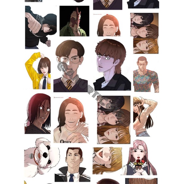 (25 pcs) Stiker How To Fight