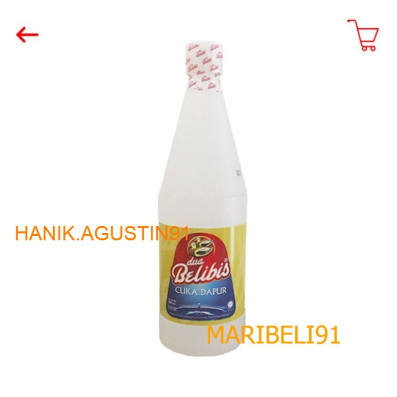 

DUA BELIBIS CUKA DAPUR 650ML