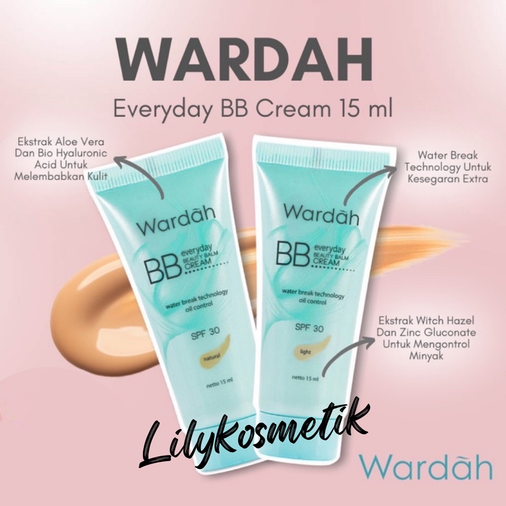 Wardah Everyday BB Cream SPF 30 - 15ml & 30ml