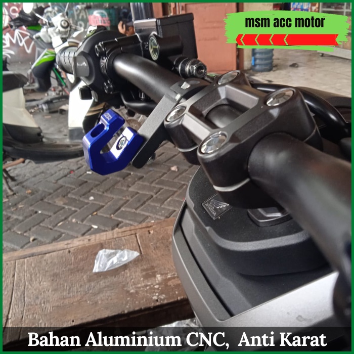 Breket + Gantungan Barang Motor Adv Pcx 150 160 ARM Premium