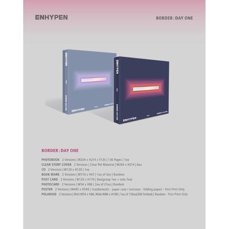ENHYPEN BORDER DAY ONE WEVERSE