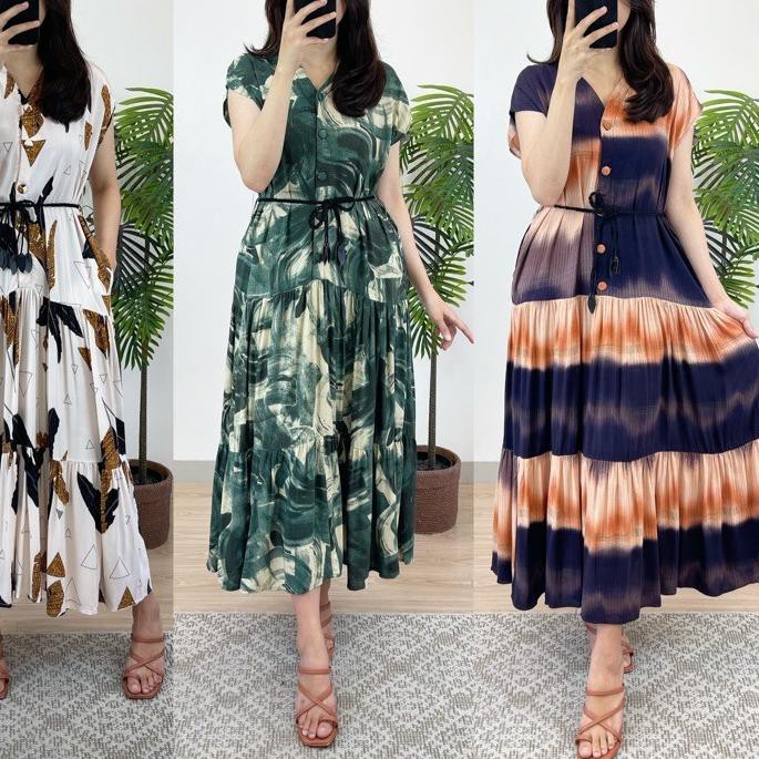 ✴ Amariel Malibu Home Dress - Daster Nyaman Adem ◘