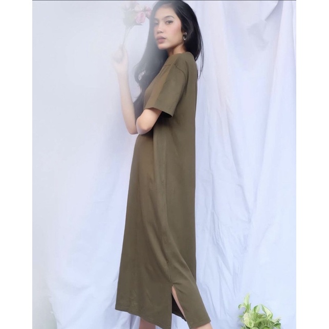 GUZEL MIDI SHIRT DRESS