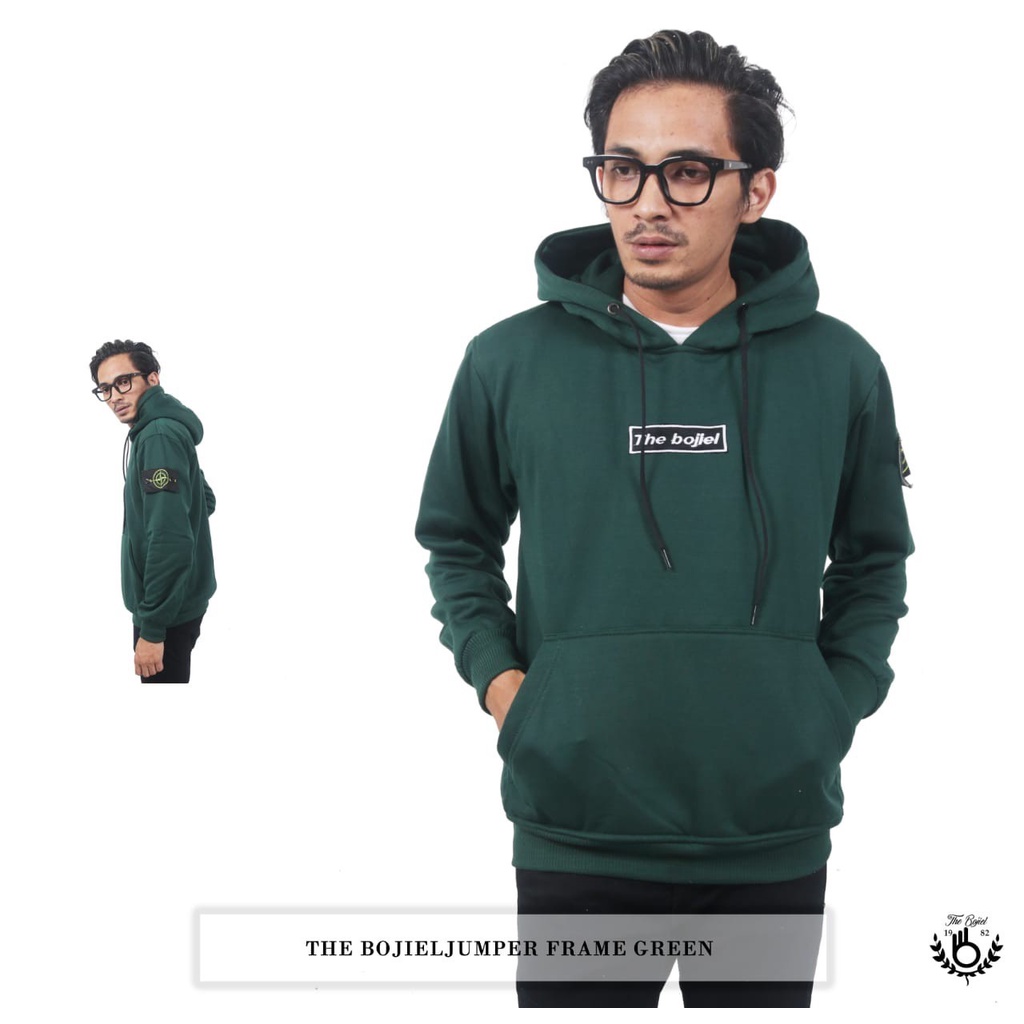 JAKET HOODIE LOKAL BRAND - BOJIEL (LOGO BORDIR) BADGE