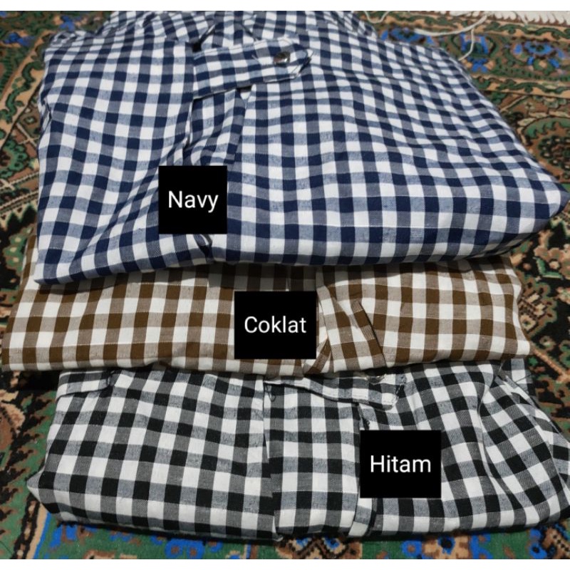 SETELAN CELANA TARTAN WANITA