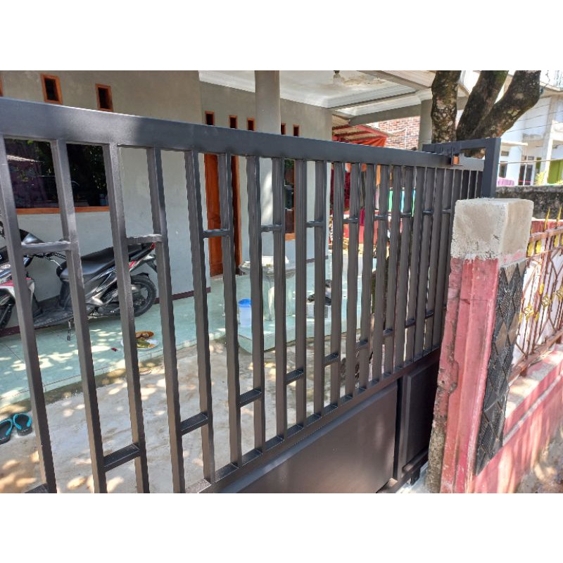 Roda Atas Pintu Pagar Dorong Dan Pintu Belok Dorong