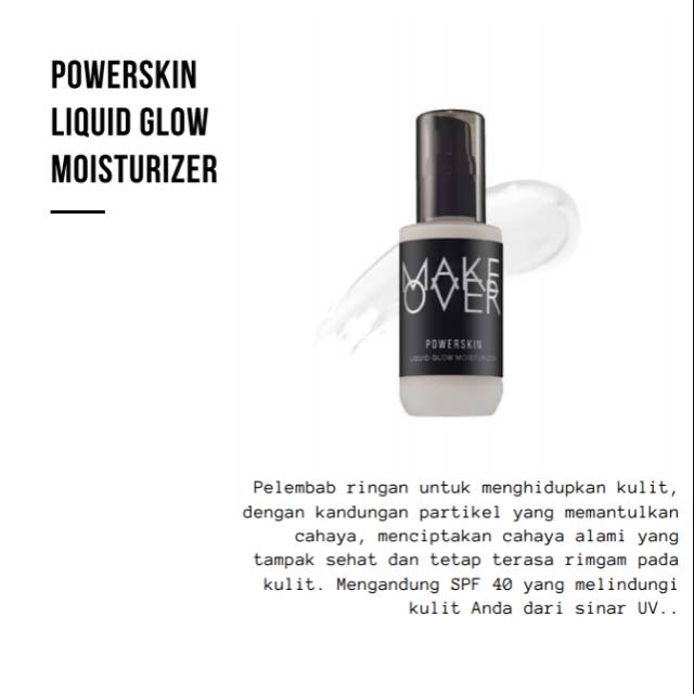makeover liquid glow moisturizer