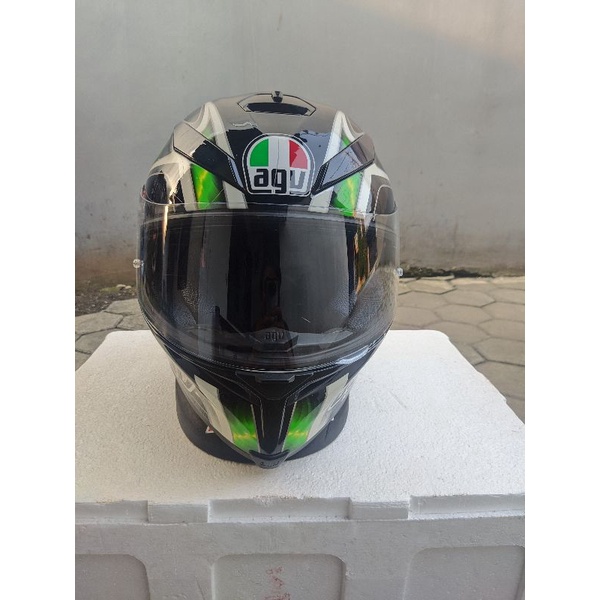 agv k5 hurricane green original murah
