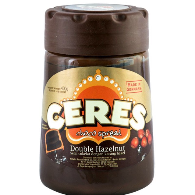 

Ceres Choco Spread Double Hazelnut 350g