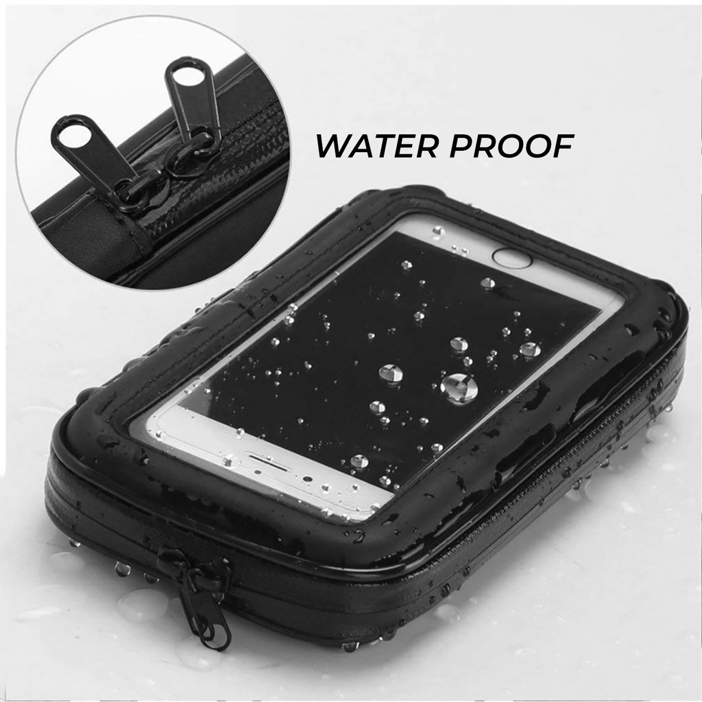 【COD】Jovitech Holder Motor Dudukan HP Spion Waterproof XL 4.7-6.7inch  M9/M14/M15