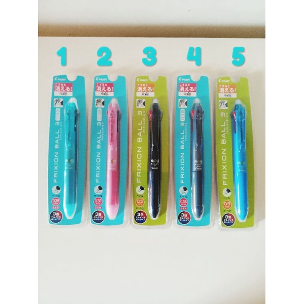 

The Pilot FriXion Ball 3 multi pen, ada 4 pieces
