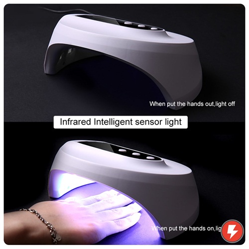 Flashmart Pengering Kutek Kuku Smart Portable UV LED Nail Dryer 36W