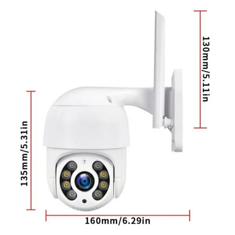 IP Camera CCTV Outdoor ICSEE 8MP PTZ Speed Dome Wireless