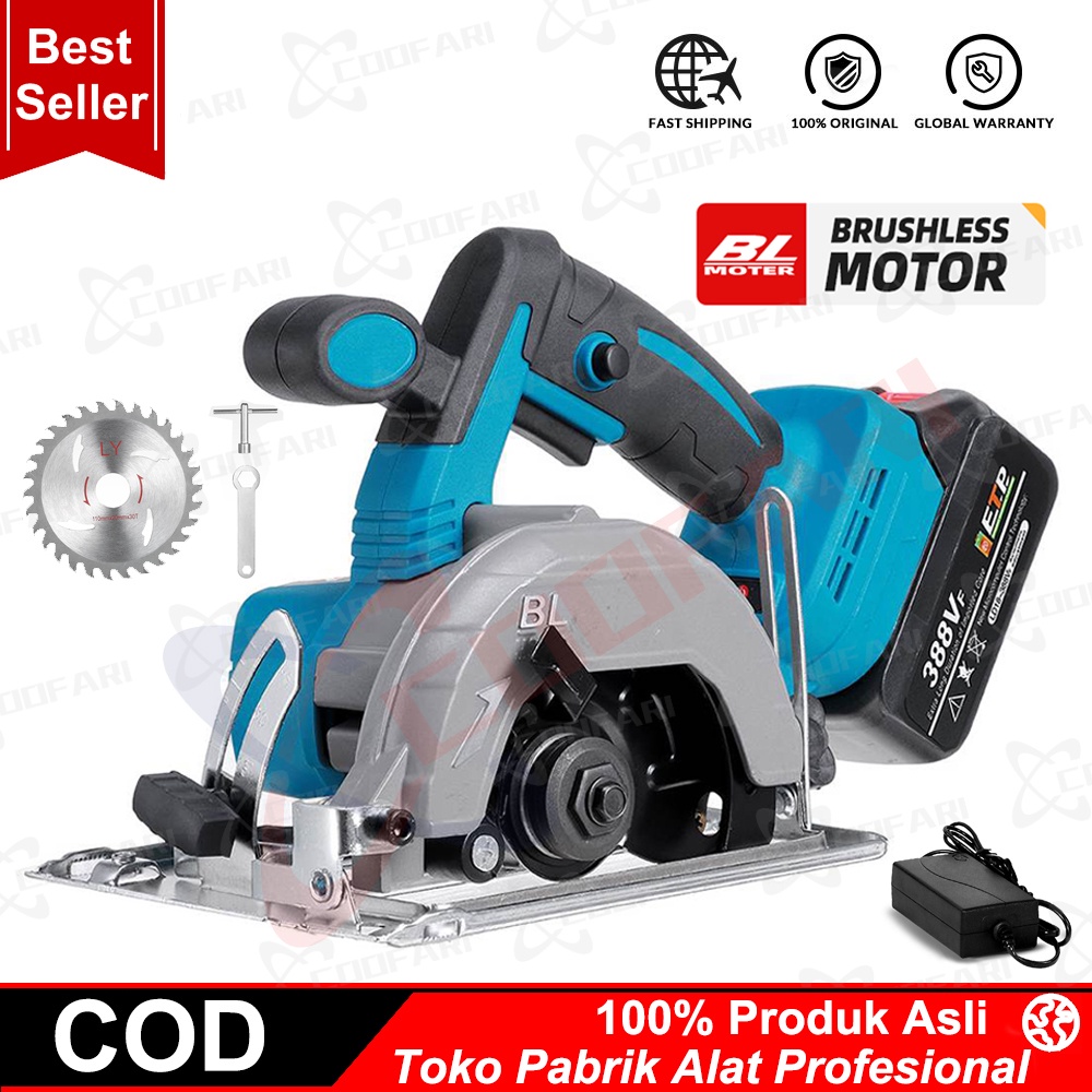 Circular Saw 388VF/588VF Gergaji Bundar Portable by COOFARI TOOLS