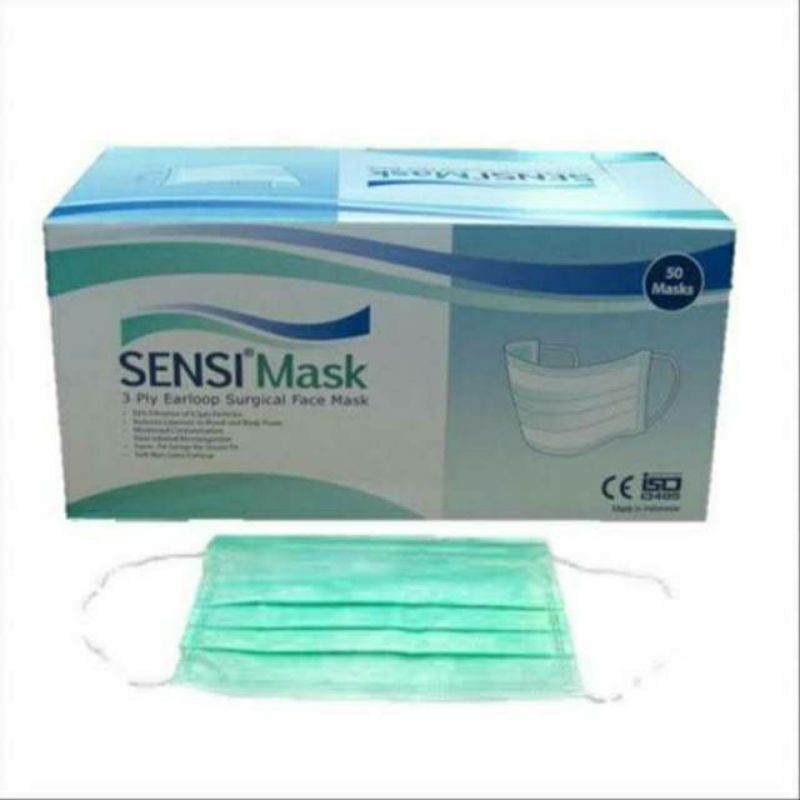 SURGICAL MASK EARLOOP DAN HEADLOOP MASKER BEDAH ORIGINAL