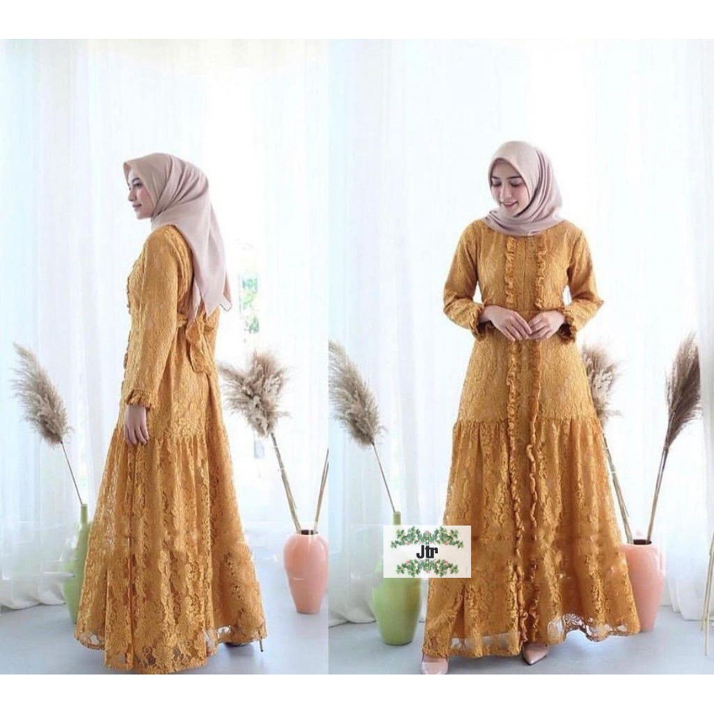 gamis brokat