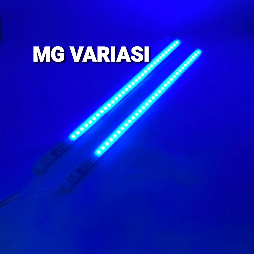 Lampu running alis LED 30cm motor mobil / Lampu alis flexyble 30cm biru