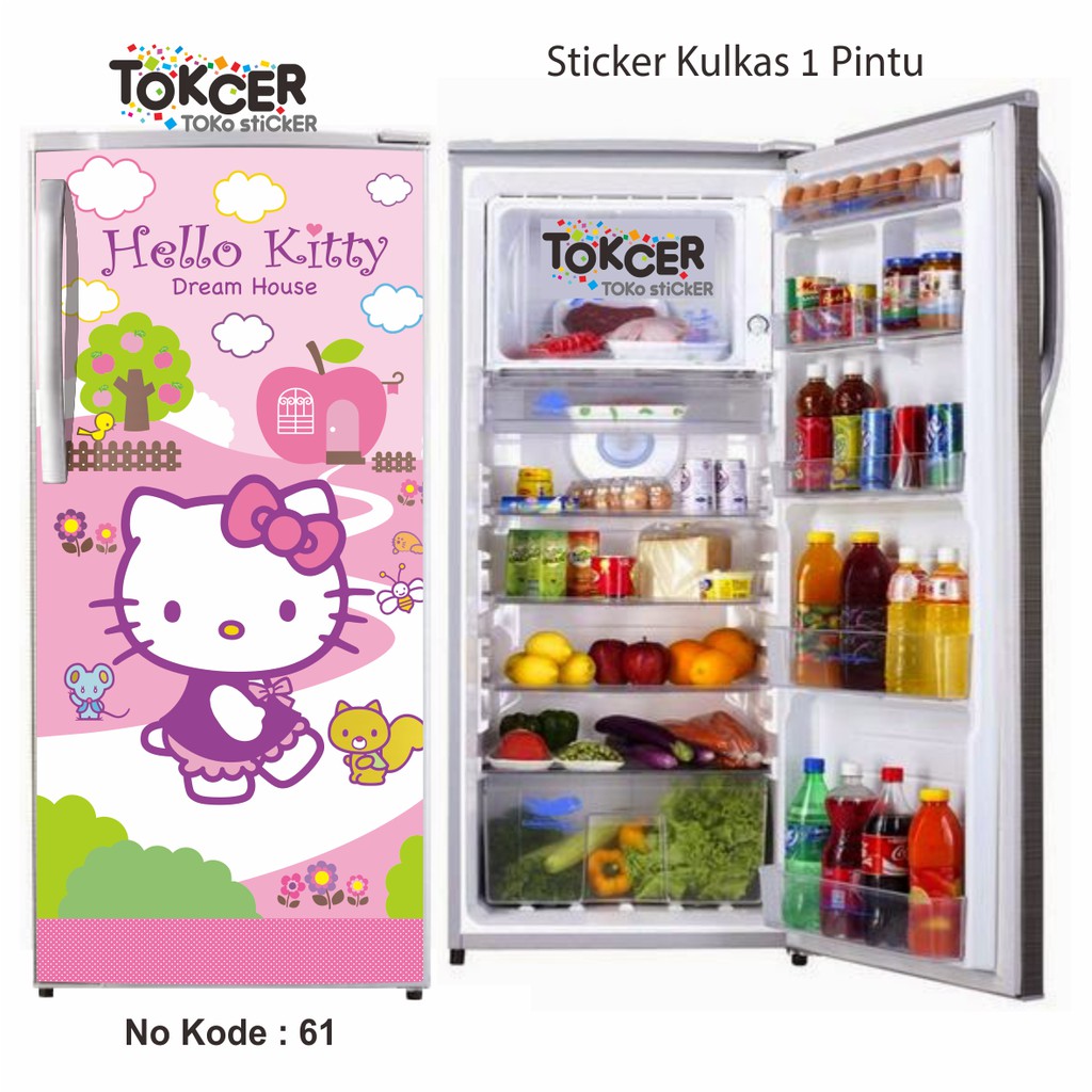 Stiker Kulkas Hello Kitty