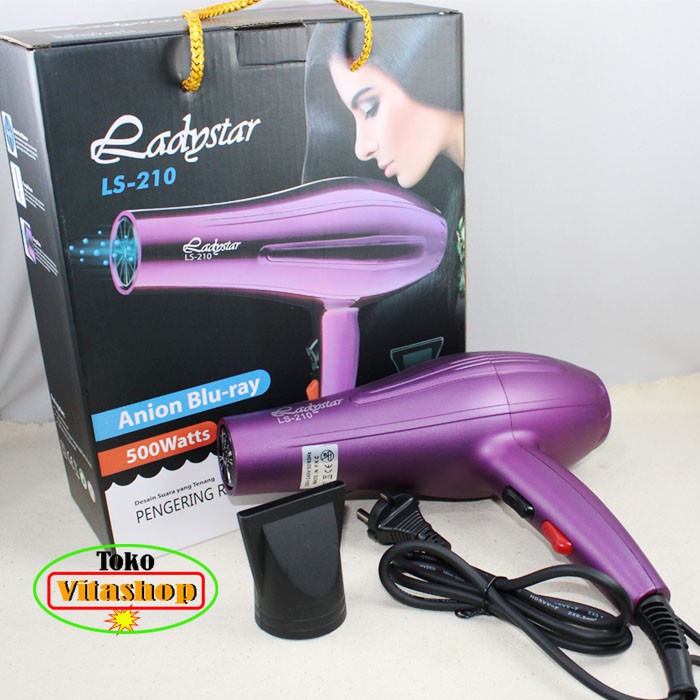 Hairdryer  Salon LADYSTAR LS-210 Original , alat pengering rambut , hair dryer Besar Berkwalitas