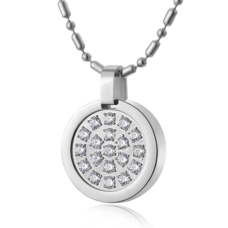 Liontin Kalung Kesehatan Energi Ion Negatif Batu Vulkanik