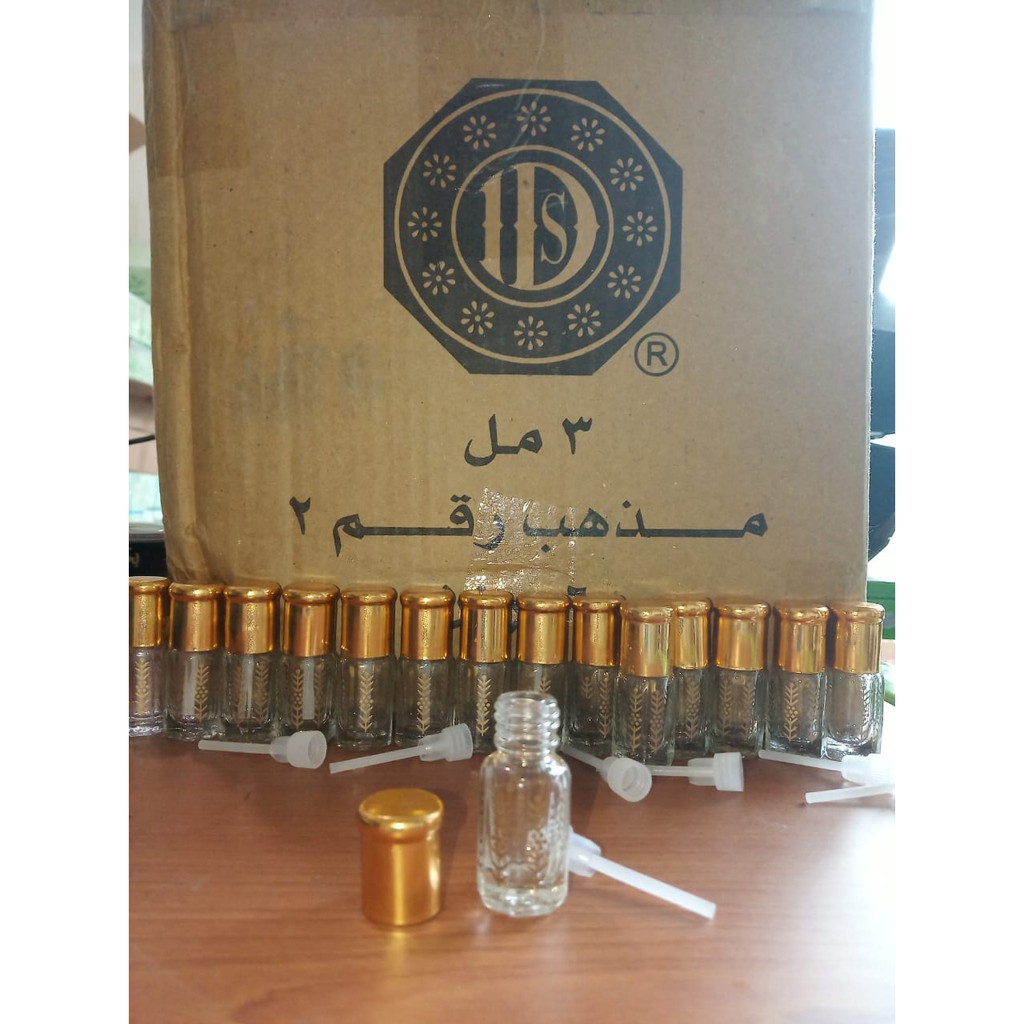 BOTOL TOLA KOSONG MOTIF PADI 3ml