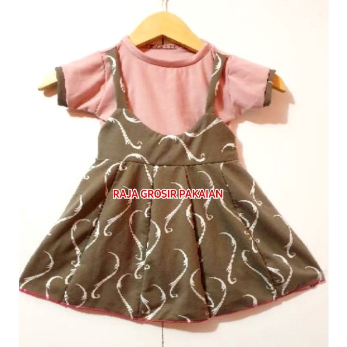 Baju Dress Kodok Anak Cantik Usia 1-4 Thn