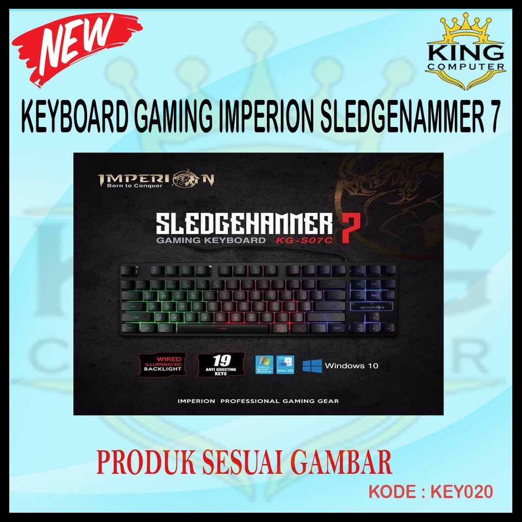 KEYBOARD GAMING IMPERION SLEDGEHAMMER 7