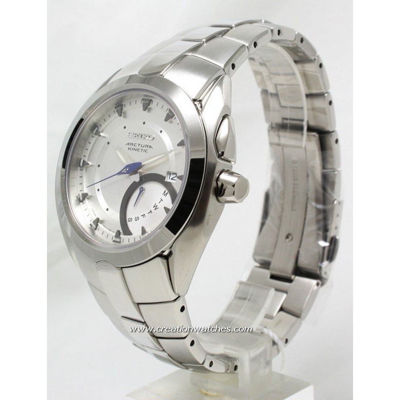 Seiko Arctura SRN007P1 Kinetic Silver Dial - Jam Tangan Pria SRN007